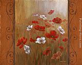 Poppies & Morning Glories I by Vivian Flasch